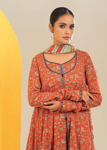 Alkaram MS-9.1-23-Orange Mid Summer Collection Online Shopping
